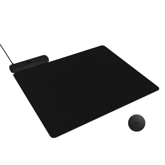 Logitech G POWERPLAY 2 Wireless Charging Mouse Pad for Compatible Logitech G Gaming Mice, 34.5 X 28.4 cm (13.5 x 11.2 inches), 3.5 mm Height, for PC/Mac - Black by Logitech G - Used - Good condition