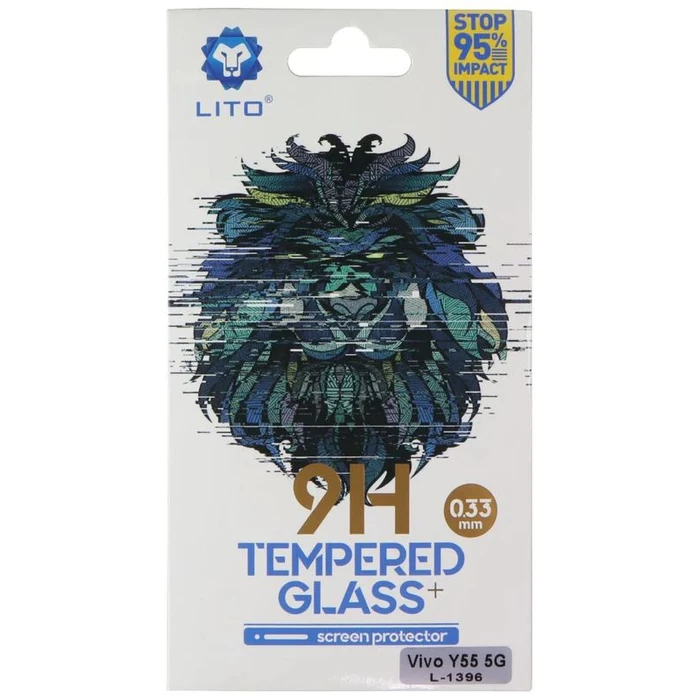 LITO 9H (0.33mm) Tempered Glass Screen Protector for Vivo Y55 5G - Clear by LITO - Image 1