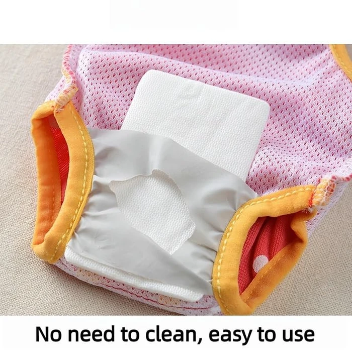 Female Dog Sanitary Pantie with Adjustable Suspender, Washable Reusable Diaper for Girl Dogs, Suitable for Teddy by HEEPDD - Image 7