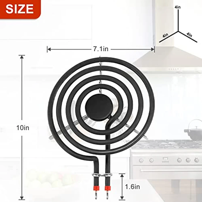 SP21YA Electric Stove Burner Replacement Fit for G.E & Ken-more & Hot-point & Ro-per Electric Range Stove - Fit WB30X253 8" Electric Range Burner Element by AMI PARTS by AMI PARTS - Image 3