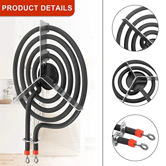 SP21YA Electric Stove Burner Replacement Fit for G.E & Ken-more & Hot-point & Ro-per Electric Range Stove - Fit WB30X253 8" Electric Range Burner Element by AMI PARTS by AMI PARTS - Image 4