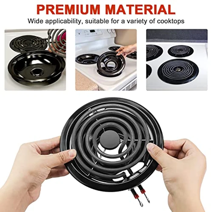 SP21YA Electric Stove Burner Replacement Fit for G.E & Ken-more & Hot-point & Ro-per Electric Range Stove - Fit WB30X253 8" Electric Range Burner Element by AMI PARTS by AMI PARTS - Image 5