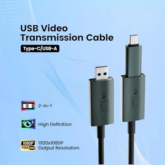 2-in-1 USB-A/C to HDMI Converter Cable for 14''/15.6'' Tri-Screen Display, Video Signal Adapter Compatible with M1/M2/M3/M4 MacBook and No Type C Laptops, Need to Download Driver by APILDELLA - Image 4