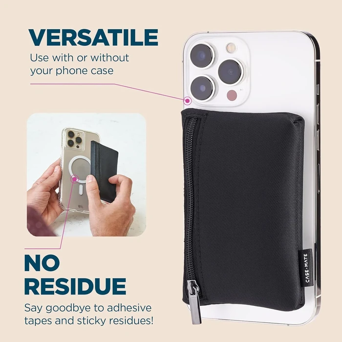 Case-Mate Magnetic Zipper Pouch - Black by Case-Mate - Image 3