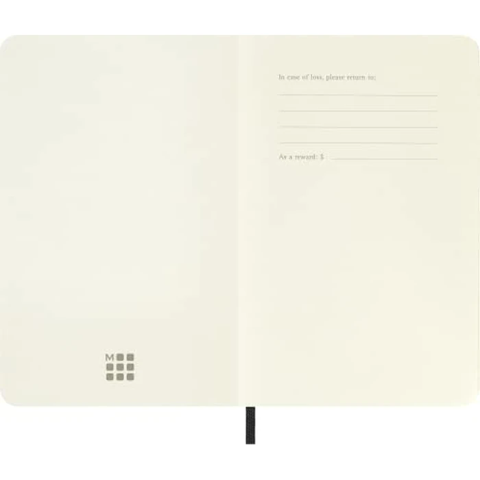Moleskine Classic Notebook, Soft Cover, Pocket (3.5" x 5.5") Dotted, Black, 192 Pages by Moleskine - Used - Like New condition - CA$13.99