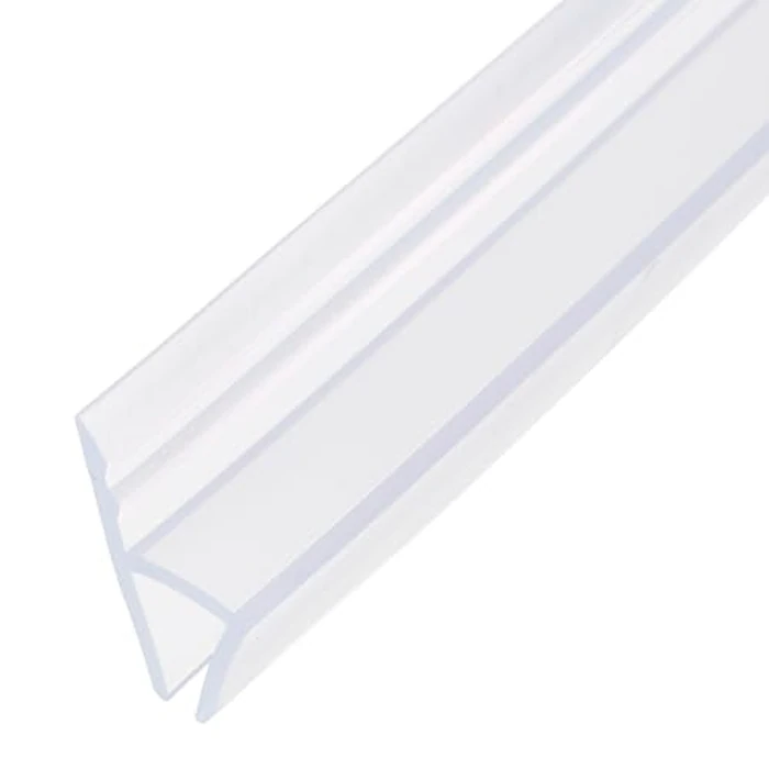 uxcell H-Type Shower Door Sweep, 5/16" Glass, 86.5" Long, Silicone, Clear by uxcell - Used - Like New condition