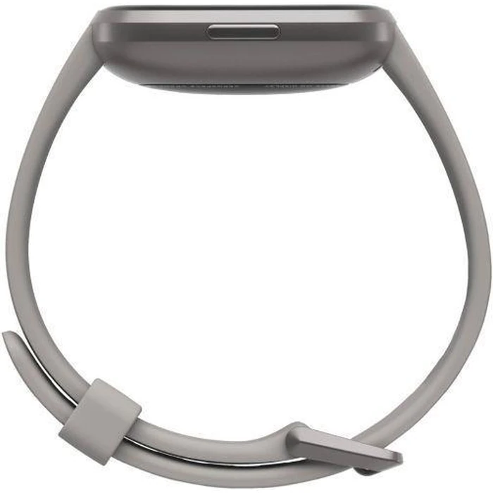 Fitbit Versa 2 Health and Fitness Smartwatch - 40mm - Mist Grey Aluminum Case with Stone Silicone Classic Wrist Band by Fitbit - Image 4