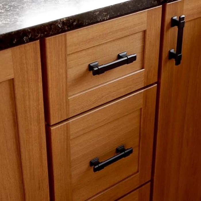 Franklin Brass Adjusta-Pull Chamfered Edge (5-Pack) Adjustable Drawer Pulls/Cabinet Handles 1-3/8" to 4" Hole Center Matte Black Hardware Kitchen Door, Drawers, Dressers, Furniture P49106-FB-B by Franklin Brass - Image 6