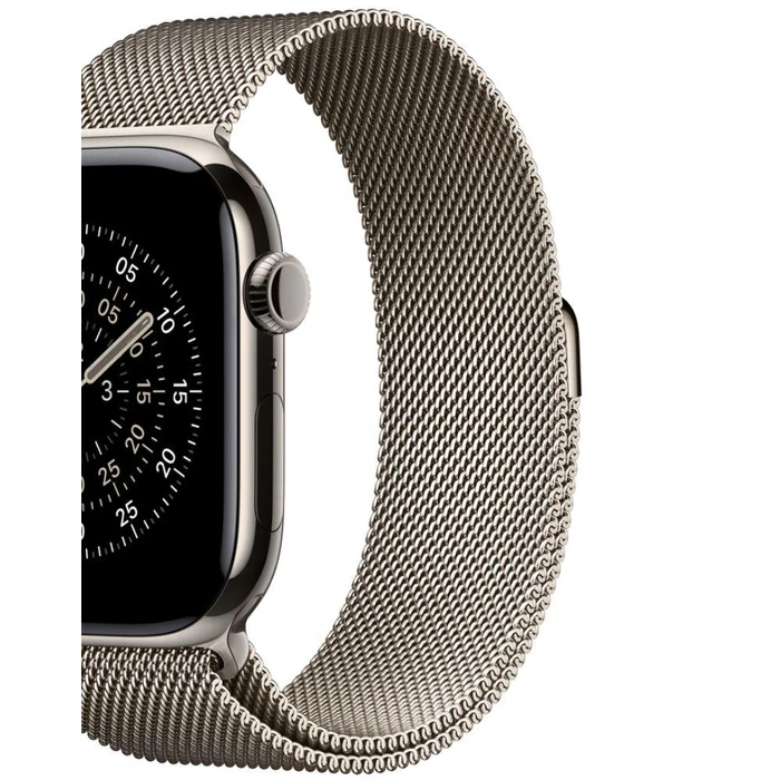 Apple Watch Milanese Loop Band (46mm) - Natural - Small/Medium Size by Apple - Image 2