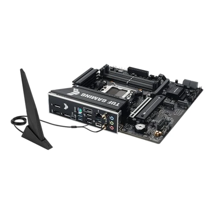 ASUS TUF Gaming B650EM-E WiFi AMD mATX Motherboard, 8+2+1 80A DrMOS Power Stages, DDR5, PCIe 5.0, Three M.2 Slots, WiFi 6, 2.5Gb Ethernet, DisplayPort, HDMI(TM), Rear USB-C 10Gbps and Front USB-C 5Gbps by ASUS - Image 6