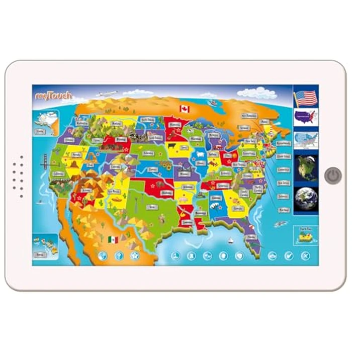 Zanzoon Educational Interactive myTouch USA Map Game - Explore States & Capitals with 1000 Facts - Learning Tool for Kids by Zanzoon - Image 5