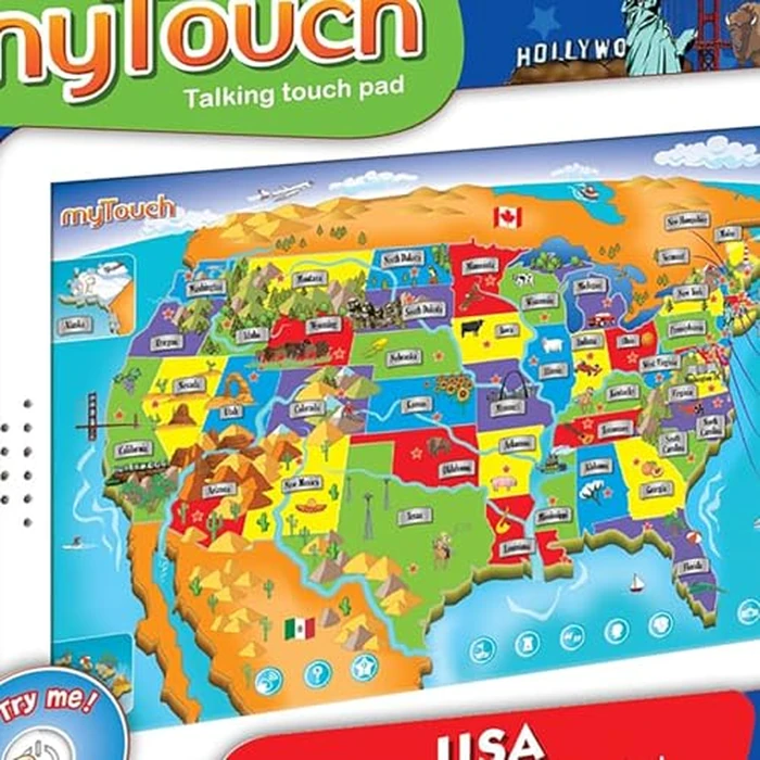 Zanzoon Educational Interactive myTouch USA Map Game - Explore States & Capitals with 1000 Facts - Learning Tool for Kids by Zanzoon - Image 9
