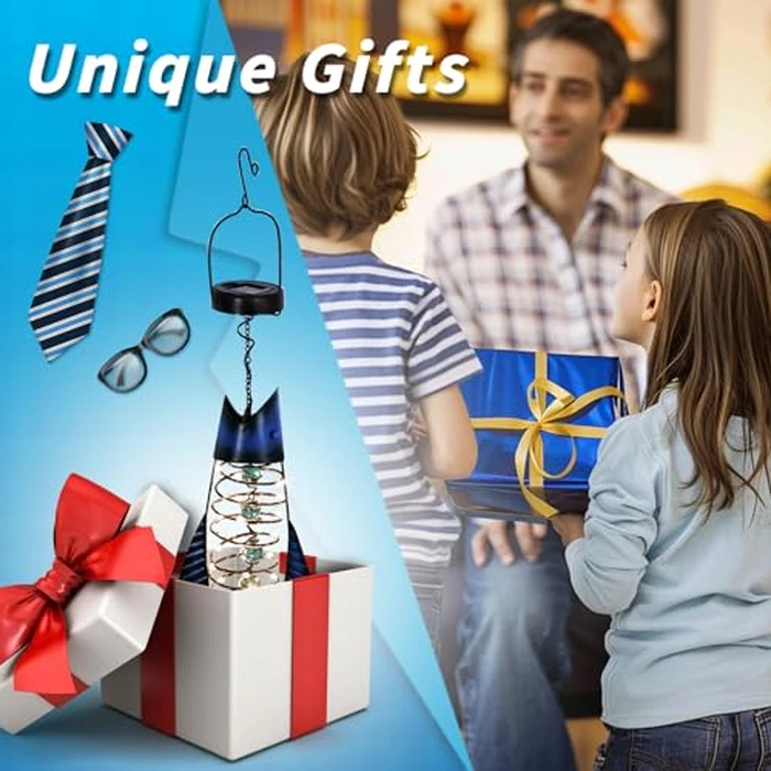 HONGLAND Patio Deals Solar Lanterns Outdoor Waterproof, Fish Lantern Lights, Metal Hanging Garden Decor for Patio & Yard, Gifts for Fishermen, Warm White LED Home Decoration by HONGLAND - Image 2