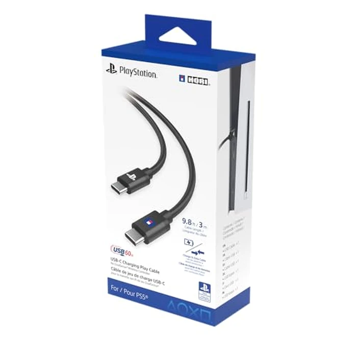 USB-C Charging Play Cable for DualSense Wireless Controller by HORI - Used - Like New condition - US$15.46