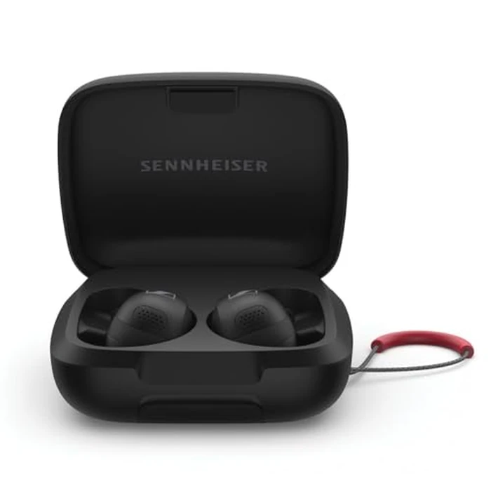 Sennheiser Momentum Sport - Earbuds with Sport Sound Tuning and Adaptive ANC, Secure Fit, 24-Hour Battery Life, Fitness Tracker for Body, Black by Sennheiser - Used - Good condition - CA$292.80