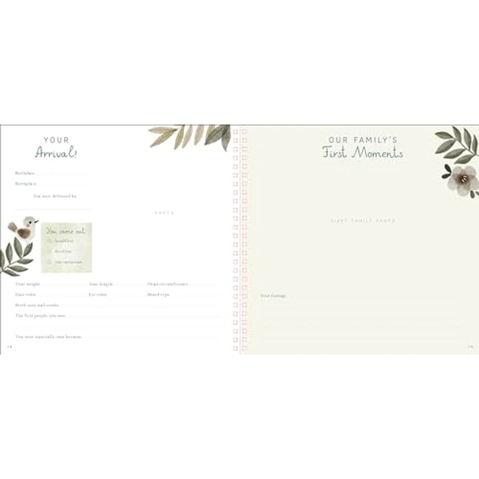 Baby's First Years: A Modern Memory Book with Keepsake Box, Baby Stamp Pad, and Milestone Stickers by PETER PAUPER PRESS - Image 6