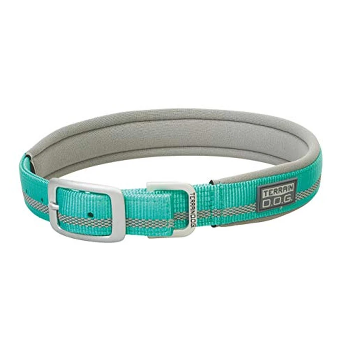 Terrain D.O.G. Reflective Neoprene Lined Dog Collar, 23" (21 - 24 in., 1 in. width), Mint by Terrain D.O.G. - Image 2