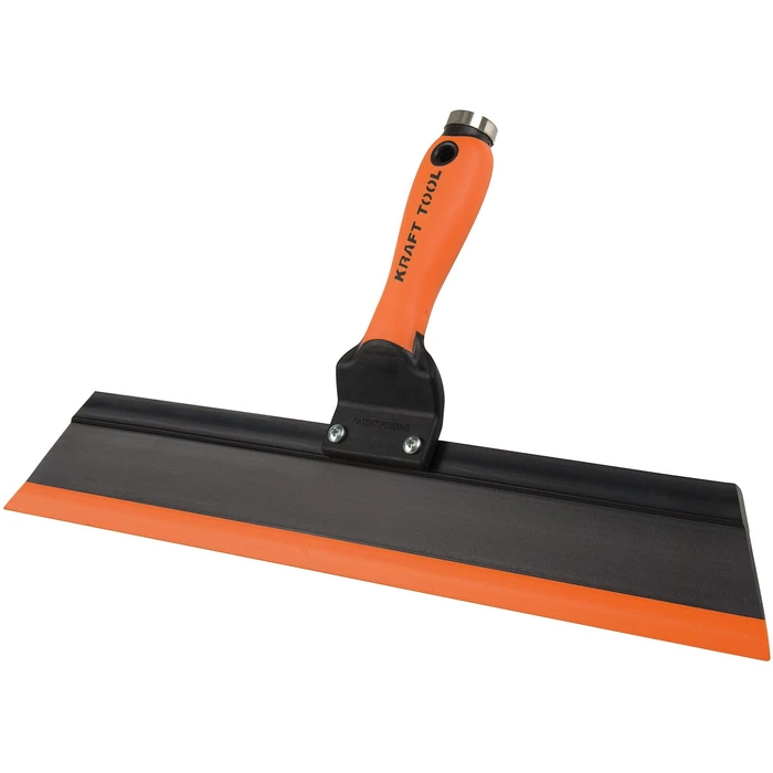 Kraft Tool Co. Squeegee Trowel with ProForm(R) Soft Grip Handle 18" (GG244) - Orange & Black by Kraft Tool Co. - Image 1