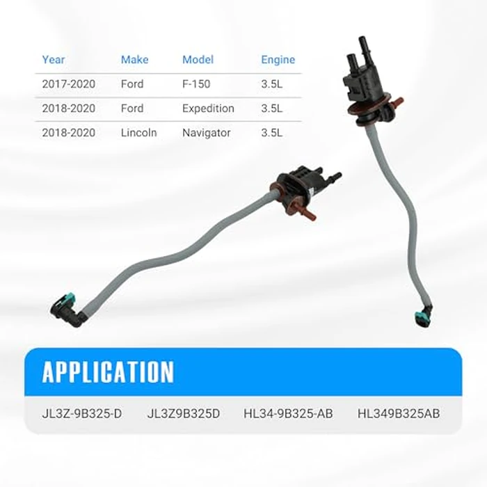 NOVAPARTS JL3Z-9B325-D EVAP Fuel Vapor Canister Purge Solenoid Valve for 2017-2020 Ford F-150/Expedition & 2018-2020 Lincoln Navigator 3.5L V6 Replaces HL34-9B325-AB by NOVAPARTS - Image 4