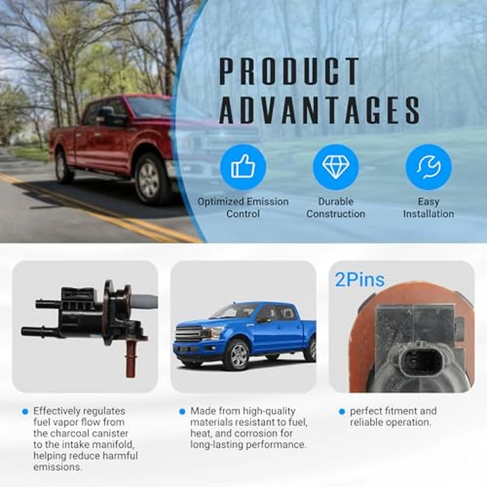 NOVAPARTS JL3Z-9B325-D EVAP Fuel Vapor Canister Purge Solenoid Valve for 2017-2020 Ford F-150/Expedition & 2018-2020 Lincoln Navigator 3.5L V6 Replaces HL34-9B325-AB by NOVAPARTS - Image 5