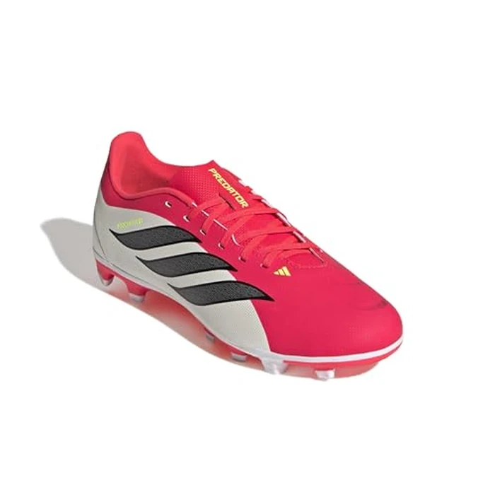 adidas Unisex Club Firm Ground/Multi Ground J, Lucid Red/Black/White, 3.5 by adidas - Image 3