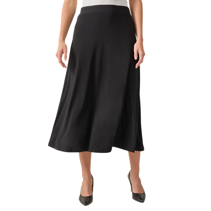 Kasper Missy Pull ON A-LINE Maxi Skirt, Black, S by Kasper - Used - Very Good condition - US$20.57