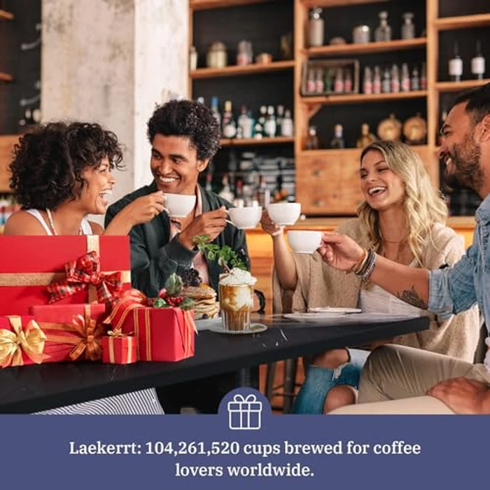 Laekerrt 20 Bar Espresso Maker CMEP01 with Milk Frother Steamer, Home Expresso Coffee Machine for Cappuccino and Latte (Navy Blue, Stainless Steel) Gift for Coffee Lovers, Father by Laekerrt - Image 8