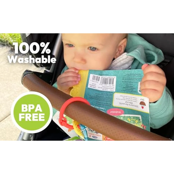 Tuffy Good Morning First Colors Book - Washable, Chewable, Unrippable Pages With Hole For Stroller Or Toy Ring, Teether Tough (A Tuffy Book) by Cottage Door Press - Image 2