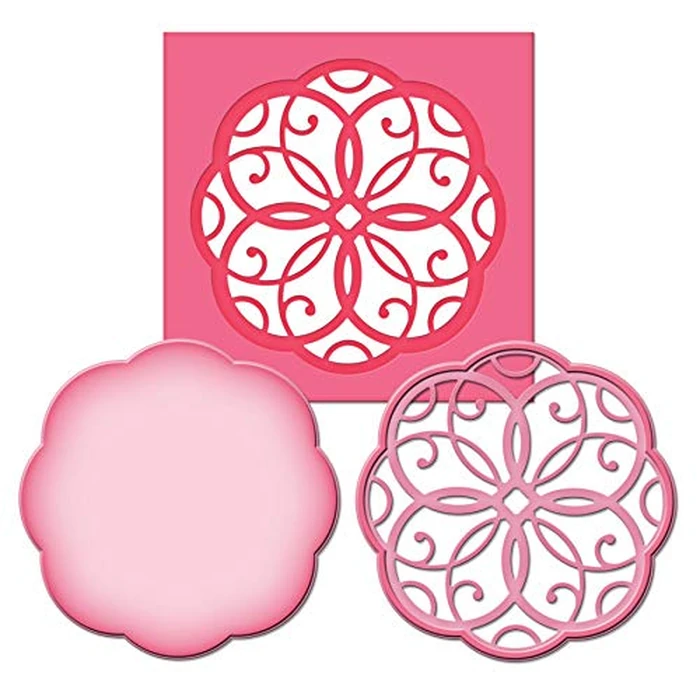 Spellbinders S2-014 Die D-Lites Medallion 1-Etched/Wafer Thin Dies by Spellbinders - Used - Like New condition - US$11.05