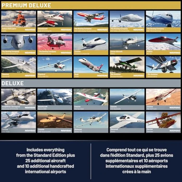 Microsoft Flight Simulator 2024 Premium Deluxe Edition - Xbox Series X|S and Windows Digital Code by Microsoft - Used - Acceptable condition - CA$78.53