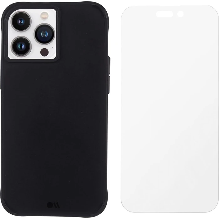 Case-Mate Protection Pack MagSafe Phone Case & Screen Protector for iPhone 14 Pro - Black by Case-Mate - Refurbished - Good condition