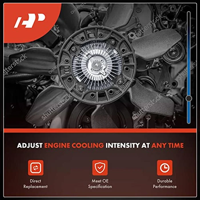 A-Premium Electronic Radiator Cooling Fan Clutch Compatible with Jeep Grand Wagoneer Cherokee & Ford F-100 Cougar & Lincoln & AMC & Mercury, Replace# E3SZ8A616A E3SZ8A616B E5ZZ8A616A by A-premium - Image 2