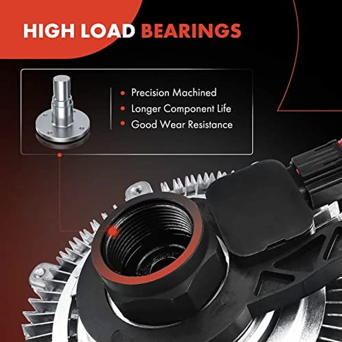 A-Premium Electronic Radiator Cooling Fan Clutch Compatible with Jeep Grand Wagoneer Cherokee & Ford F-100 Cougar & Lincoln & AMC & Mercury, Replace# E3SZ8A616A E3SZ8A616B E5ZZ8A616A by A-premium - Image 5