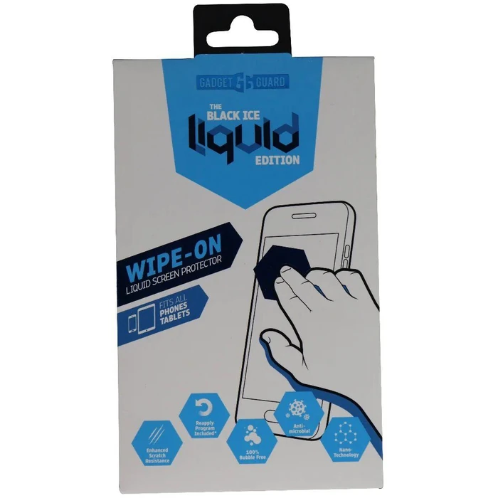 Gadget Guard Black Ice Liquid Edition Screen Protector for All Phones & Tablets - Clear by Gadget Guard - Refurbished - Brand New condition