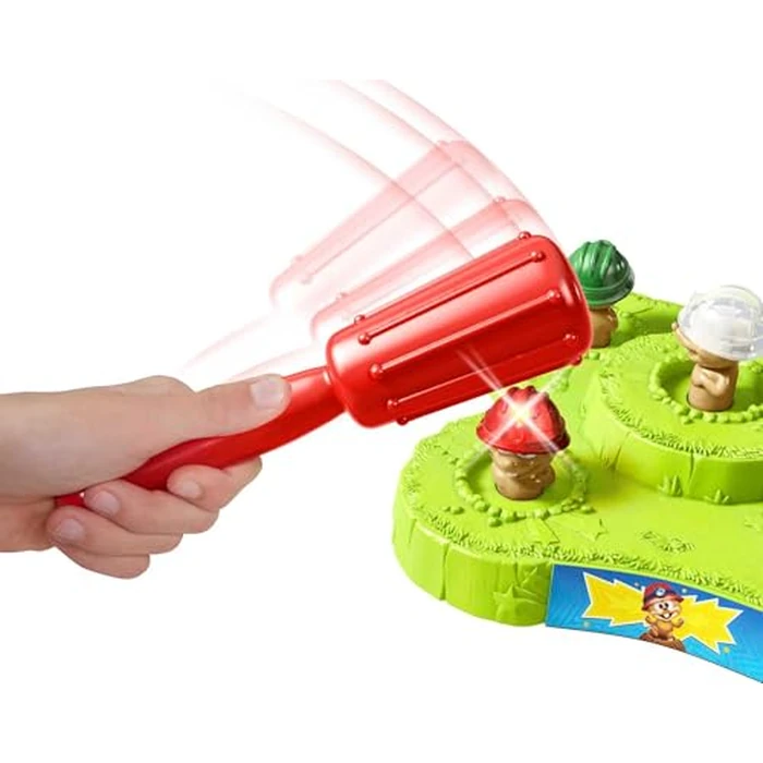 Mattel Games WHAC-A-MOLE Kids Arcade Game with Mallets & Lights & Sounds for 1 or 2 Players 4 Years Old & Up by Mattel Games - Image 4