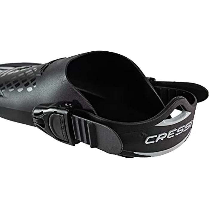 Cressi Tonga Short Adjustable Open Heel Fins, Black, S/M by Cressi - Image 6