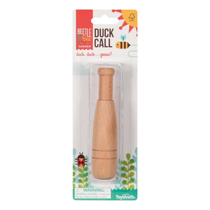 Beetle & Bee Duck Call, FSC Certified Wood-Outdoor Play, Outdoor Adventure Toy, for Boys and Girls 3+ by Toysmith - Used - Very Good condition - US$8.90