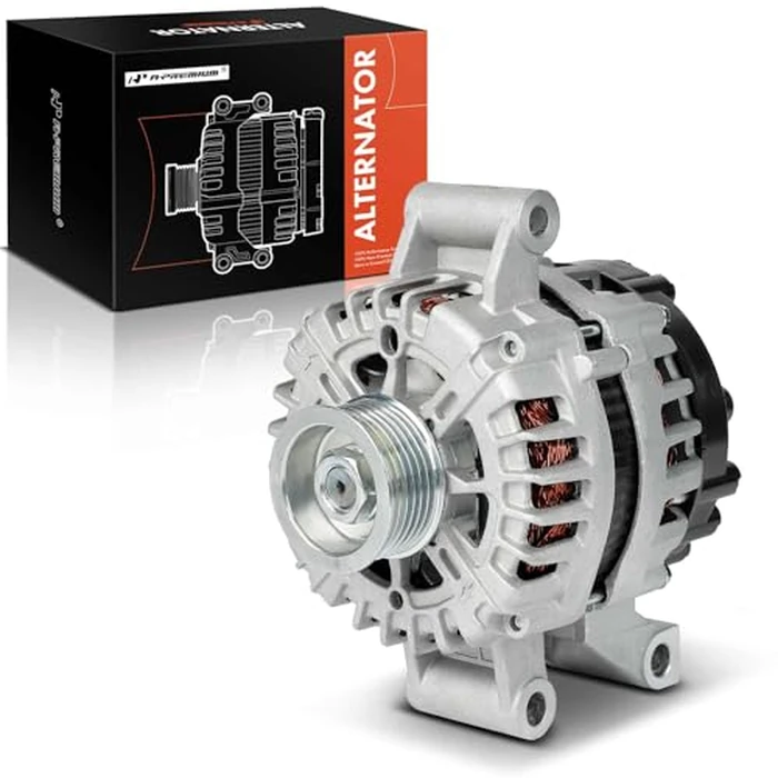 A-Premium Alternator Compatible with Ford F-150 2010-2014, F-250 Super Duty 2011-2012, F-350 Super Duty 2011-2012, 6.2L, 12V 150A 6-Groove Pulley Clockwise, Replace# FG15S024, FG15S024SP by A-premium - Used - Very Good condition - CA$62.46