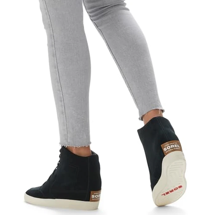 Sorel Out N About Wedge II Black/Sea Salt 9 B (M) by Sorel - Image 2