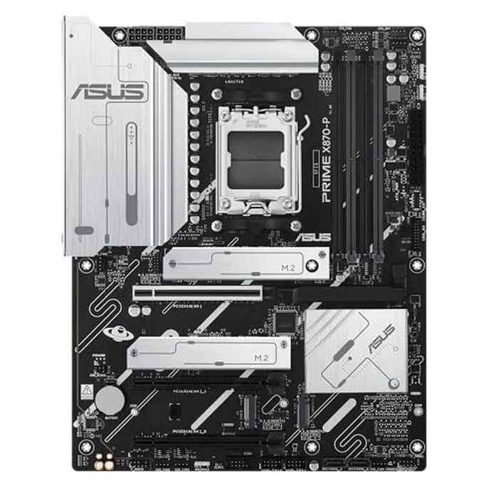 ASUS Prime X870-P-CSM AMD AM5 X870 ATX Business Motherboard, 14+2+1 80A DrMOS Power Stages, DDR5, PCIe 5.0, PCIe 5.0 x16, 4X M.2, 2.5Gb LAN, HDMI(TM), USB4(R), USB Type-C(R), ASUS Control Center Express by Asus - Image 4
