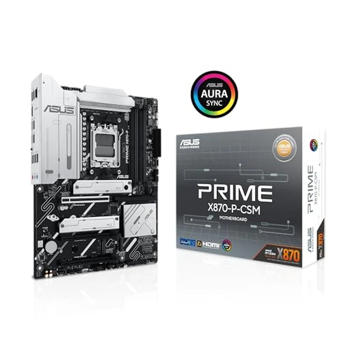 ASUS Prime X870-P-CSM AMD AM5 X870 ATX Business Motherboard, 14+2+1 80A DrMOS Power Stages, DDR5, PCIe 5.0, PCIe 5.0 x16, 4X M.2, 2.5Gb LAN, HDMI(TM), USB4(R), USB Type-C(R), ASUS Control Center Express by Asus - Image 9