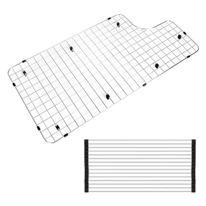 Sink Rack Protector Compatible with Kohler K 6488 and K 6489 Accessories: Stainless Steel Sink Rack for Bottom of Kitchen Sink by BSRTOP - Image 1