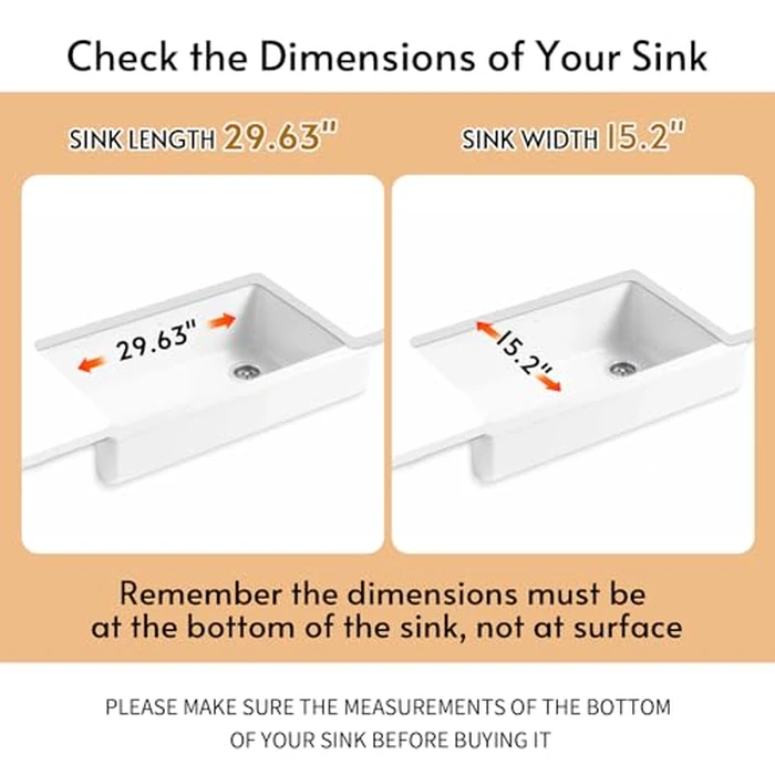 Sink Rack Protector Compatible with Kohler K 6488 and K 6489 Accessories: Stainless Steel Sink Rack for Bottom of Kitchen Sink by BSRTOP - Image 3