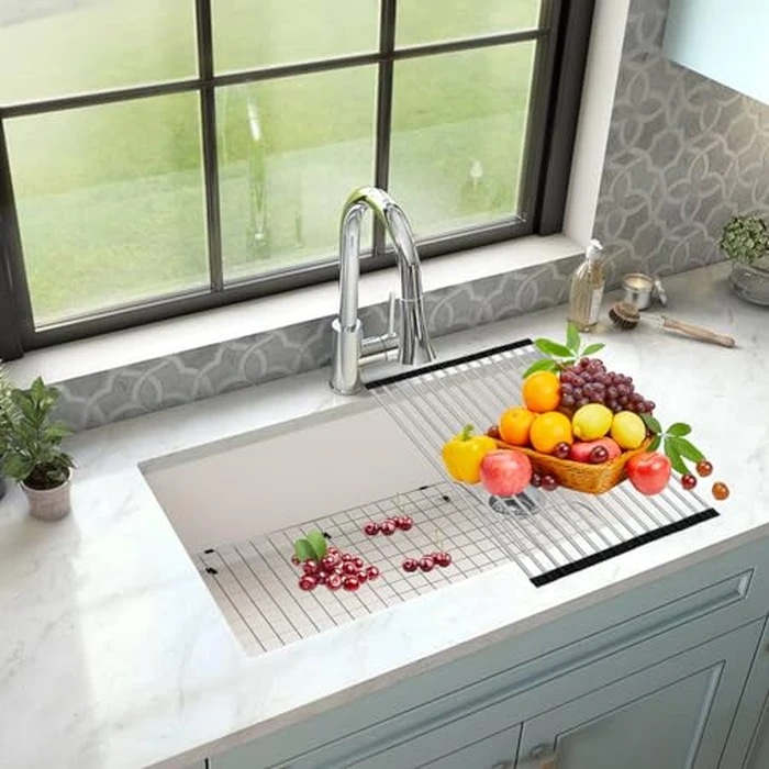 Sink Rack Protector Compatible with Kohler K 6488 and K 6489 Accessories: Stainless Steel Sink Rack for Bottom of Kitchen Sink by BSRTOP - Image 7