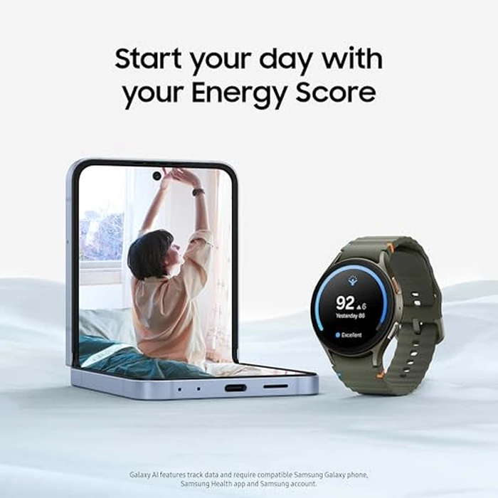 Samsung Galaxy Watch 7 40mm Bluetooth AI Smartwatch w/Energy Score, Wellness Tips, Heart Rate Tracking, Sleep Monitor, Fitness Tracker, 2024, Cream [US Version, 1Yr Manufacturer Warranty] by Samsung - Image 4