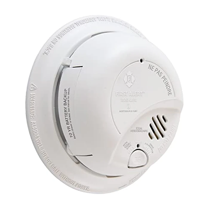 First Alert 9120BA Hardwired Smoke Alarm with 9V Backup Battery, Smoke Detector by First Alert - Used - Acceptable condition
