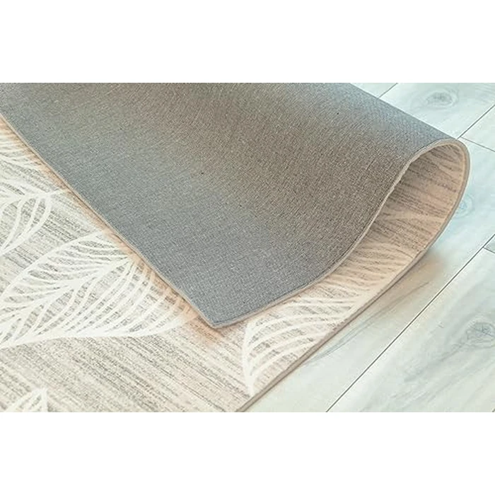 Rug Branch Arbor 8' x 11' (7'7" x 10'10") Cream/Beige Botanical Leaf Indoor Area Rug, Contemporary, Medium Pile, Stain-Resistant Carpet - Living Room, Bedroom, Dining Room, and Kitchen by Rug Branch - Image 4