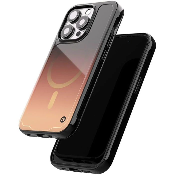 CLCKR G-Form Protection Onyx Phone Case for Apple iPhone 15 Pro - Onyx Copper - Premium by CLCKR - Image 1