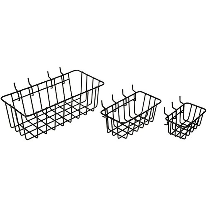 Dorman Hardware 4-9845 Assorted Pegboard Wire Basket Set, Pack of 3 by Dorman - Image 1