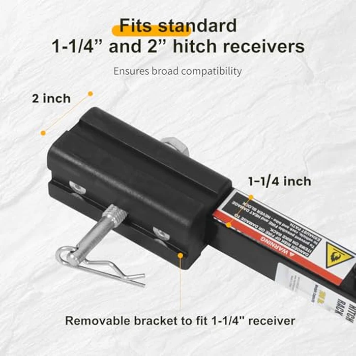 MaxxHaul 50025 Hitch Mount 2 Bike Rack For Cars, Trucks, SUV's, Minivans - 100 lb. Capacity by MAXXHAUL - Image 6